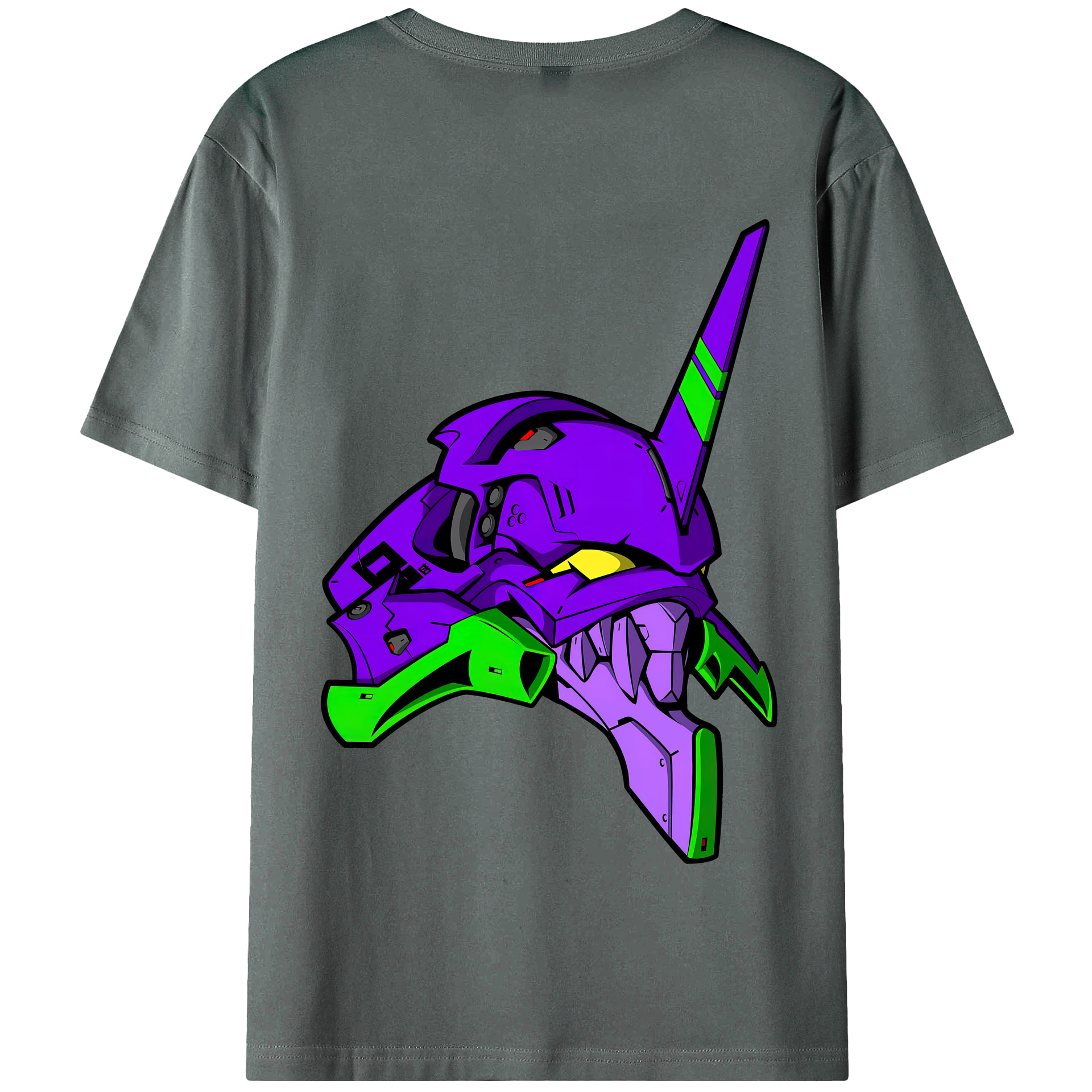 （画像用） EVA 新世紀エヴァンゲリオン 綿100％半袖Tシャツ（背面プリント）